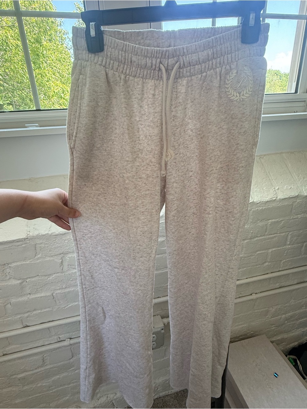 PINK Victoria's Secret Light Heather Gray Sweatpants